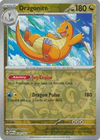 Dragonite - 149/165 - Rare [sv035-149] [Reverse Holo]