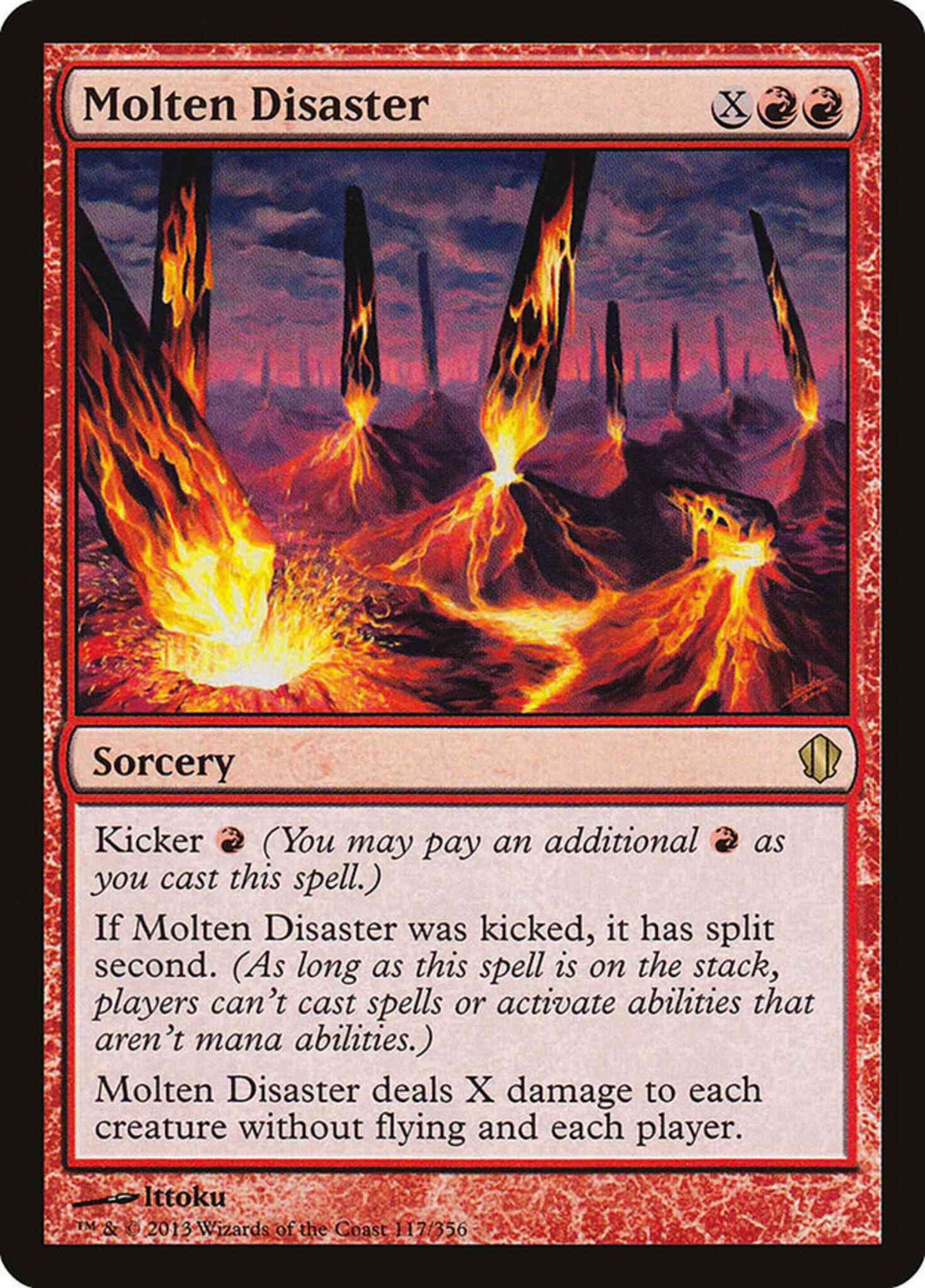 Molten Disaster [117] [Commander 2013] [Non-Foil]