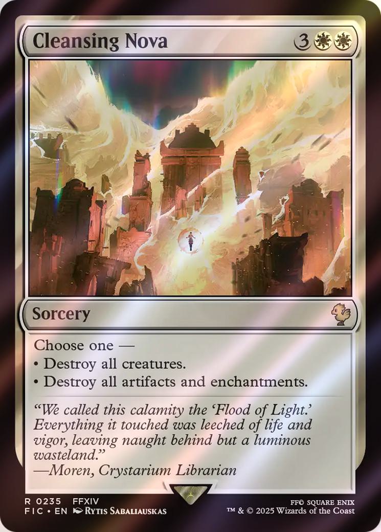 Cleansing Nova [235] [FINAL FANTASY: Commander] [Surge Foil]