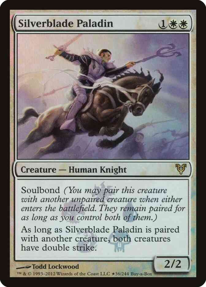 Silverblade Paladin [S36] [Avacyn Restored Promos] [Foil]