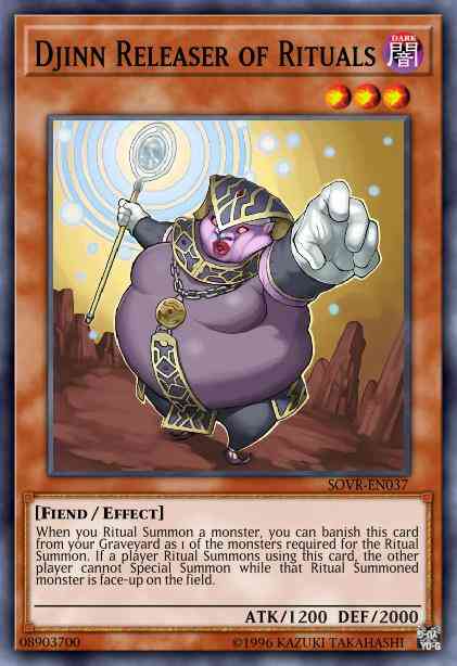 Djinn Releaser of Rituals - SOVR-EN037 - Rare - Unlimited