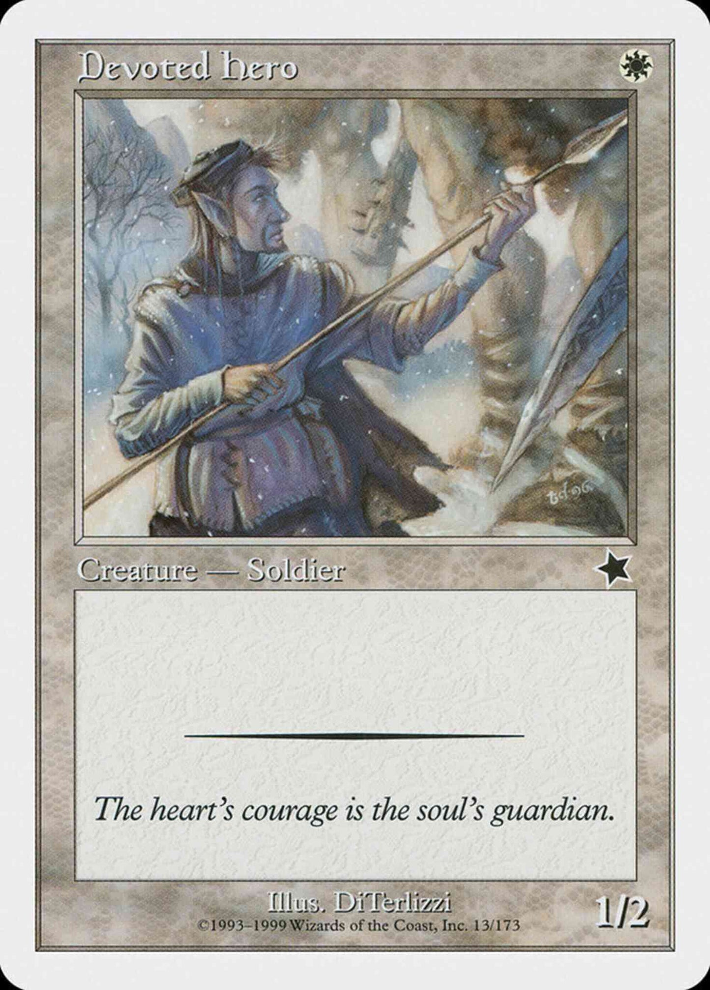 Devoted Hero [13] [Starter 1999] [Non-Foil]