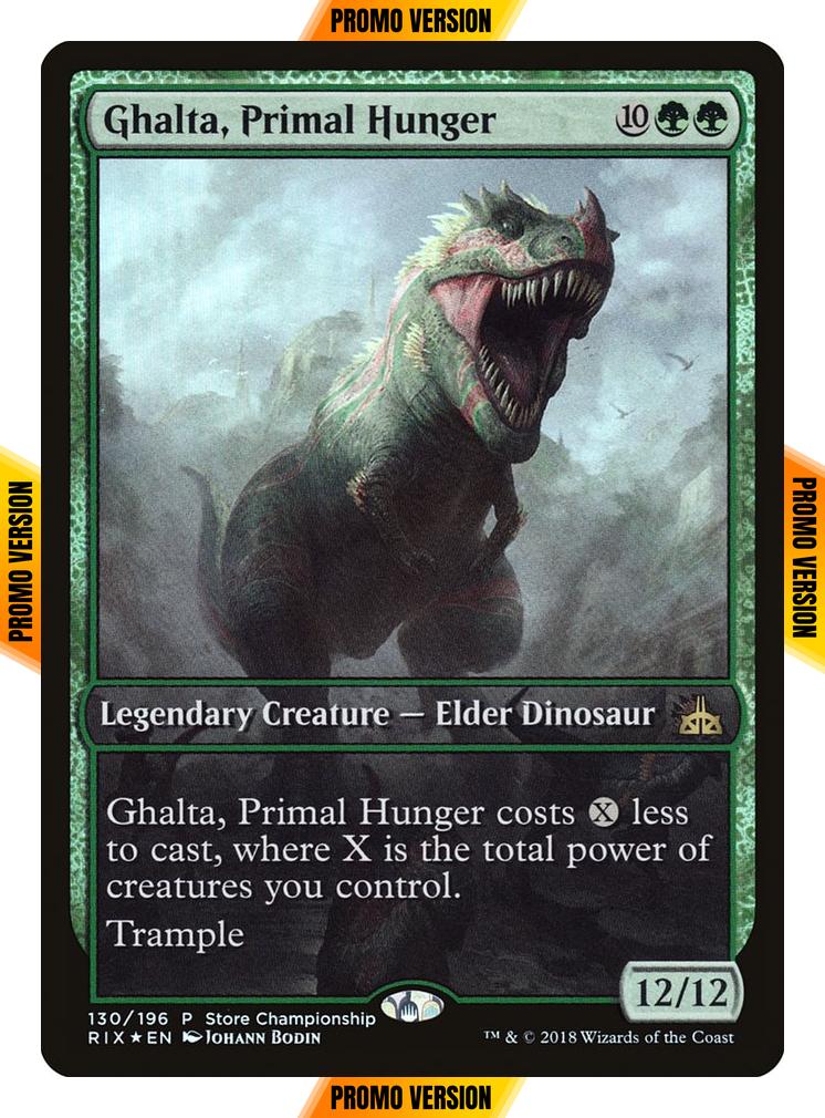Ghalta, Primal Hunger [130] [Store Championship] [Rivals of Ixalan Promos] [Foil]
