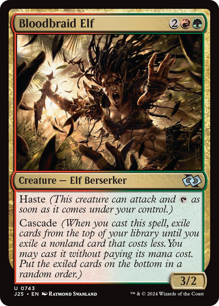 Bloodbraid Elf [743] [Foundations: Jumpstart] [Non-Foil]