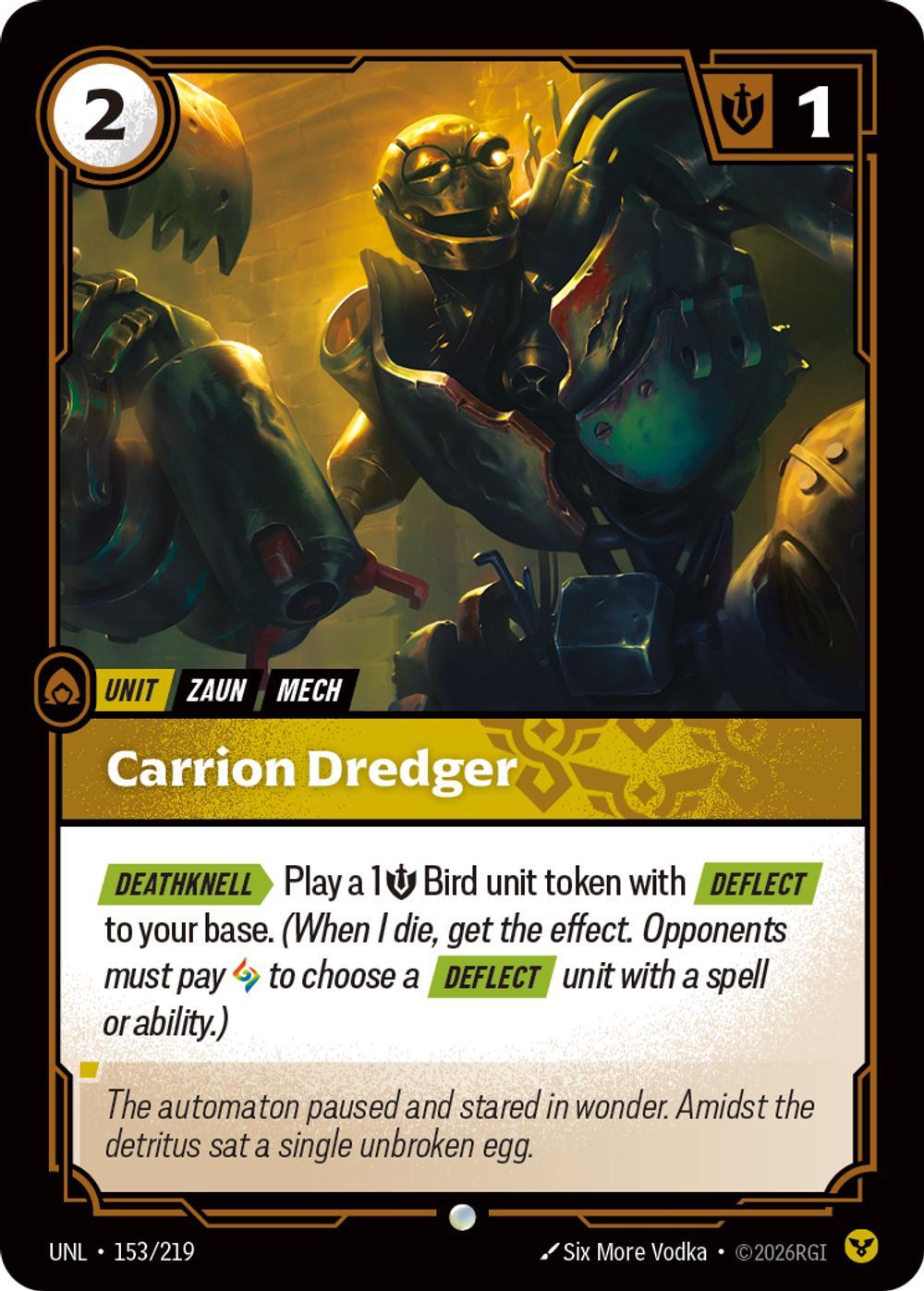 Carrion Dredger - 153/219 [Unleashed] [Non-Foil]