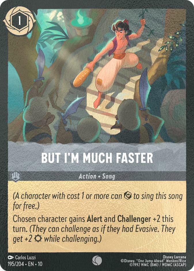 But I'm Much Faster - 195/204 [Whispers in the Well] [Cold Foil]