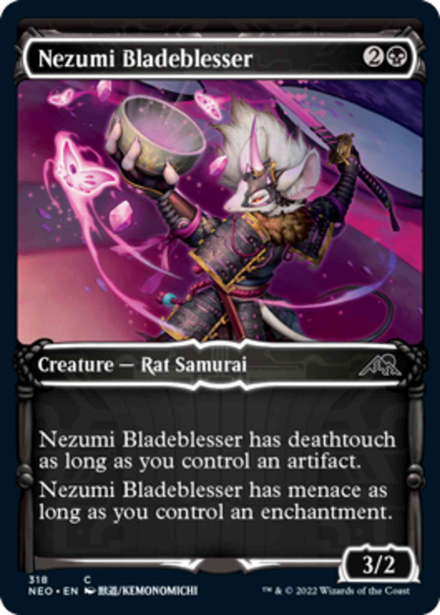 Nezumi Bladeblesser [318] [Samurai Showcase] [Kamigawa: Neon Dynasty] [Non-Foil]