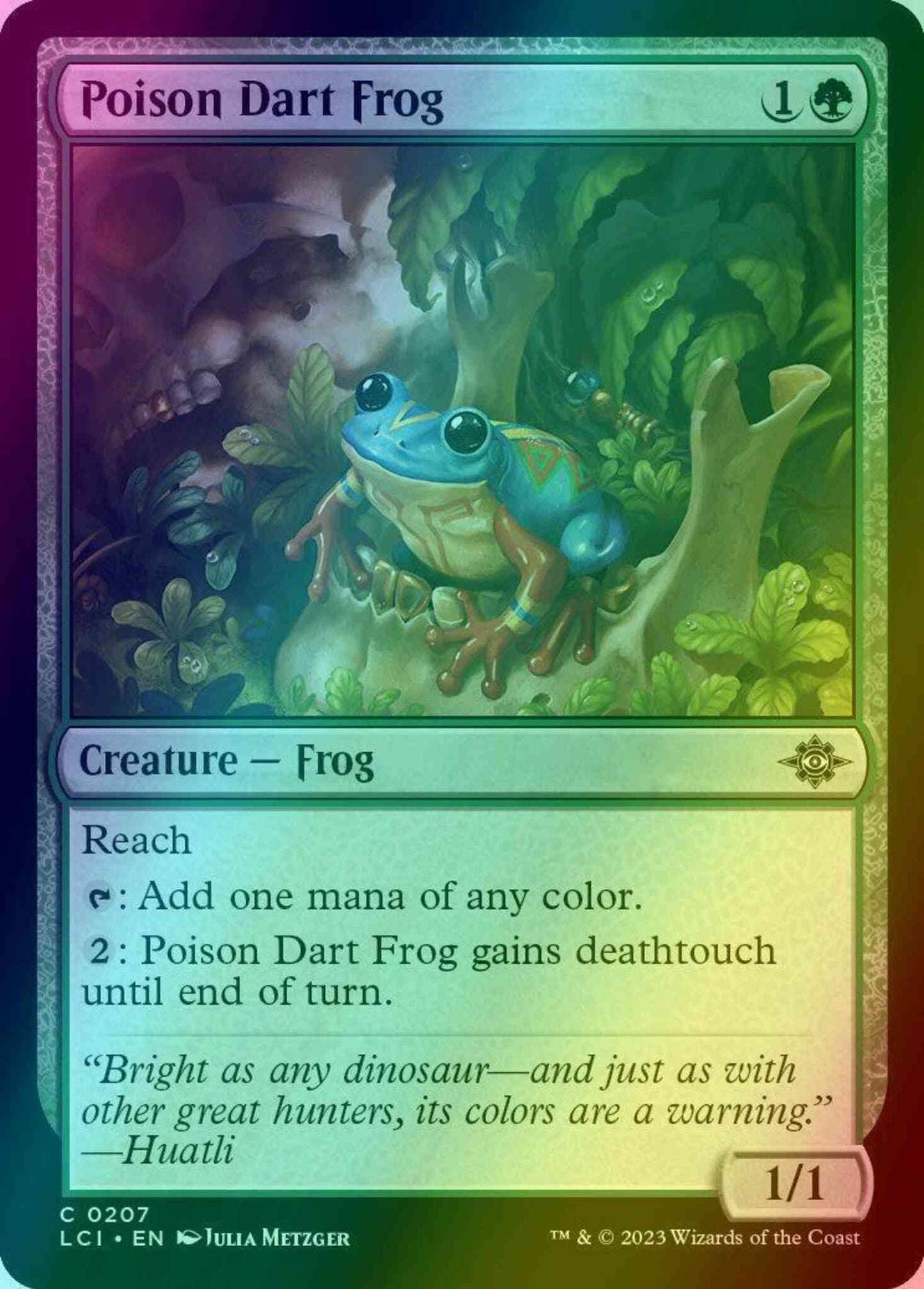 Poison Dart Frog [207] [The Lost Caverns of Ixalan] [Foil]