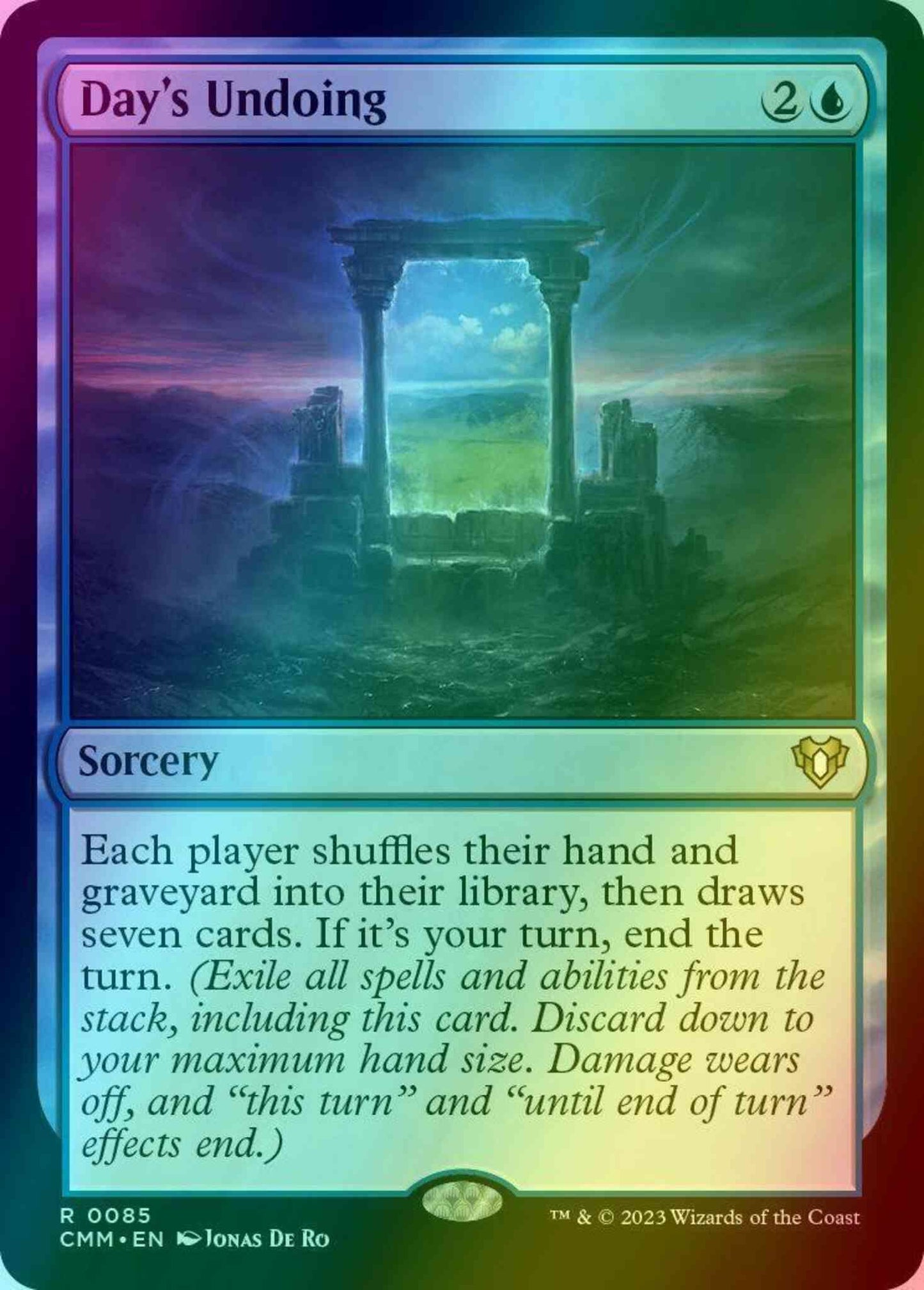 Day's Undoing [85] [Commander Masters] [Foil]