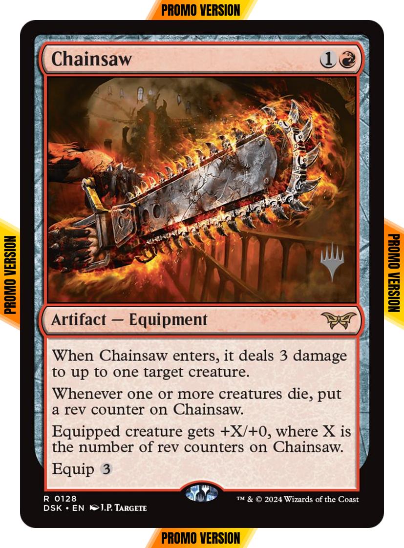Chainsaw [128p] [Promo Pack] [Duskmourn: House of Horror: Promos] [Non-Foil]