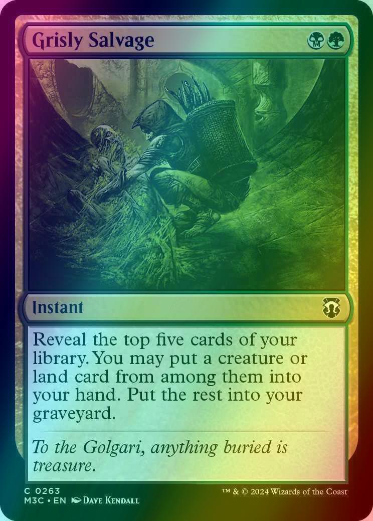 Grisly Salvage [263] [Modern Horizons 3: Commander] [Ripple Foil]