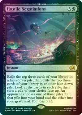 Hostile Negotiations [105] [The Brothers' War] [Foil]