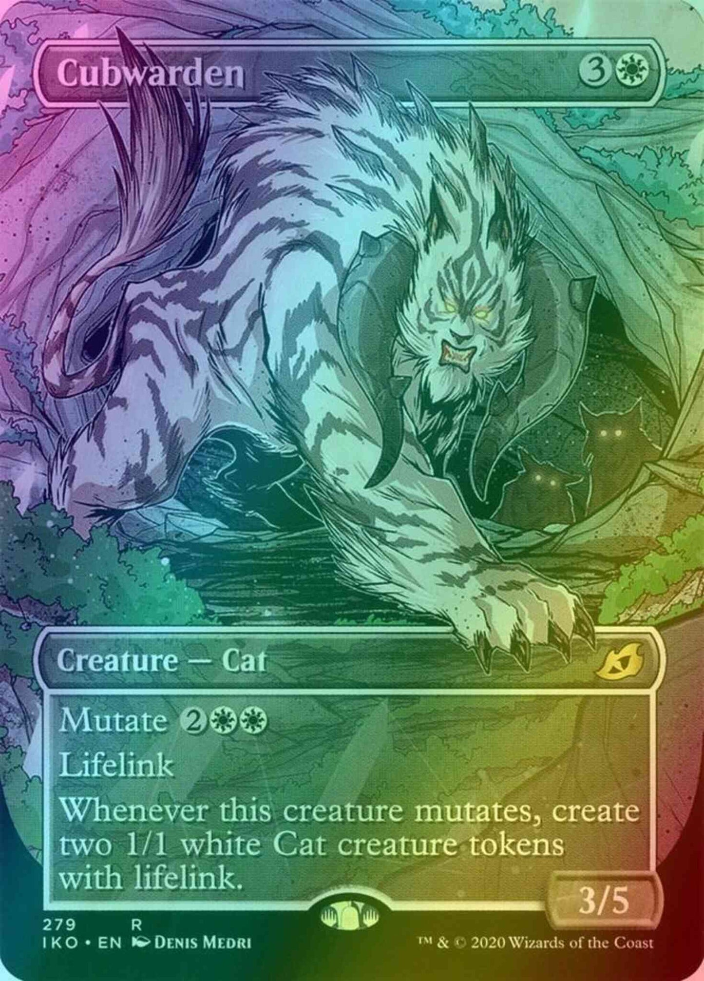 Cubwarden [279] [Alternate Art] [Ikoria: Lair of Behemoths] [Foil]