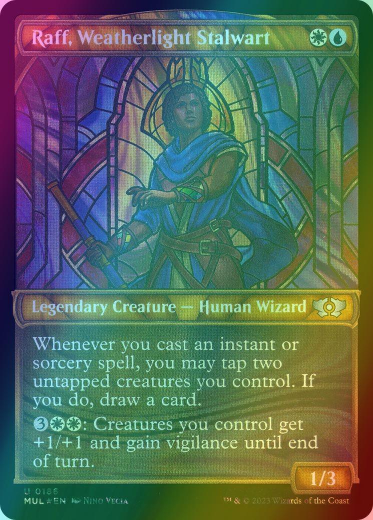 Raff, Weatherlight Stalwart [186] [Planar Showcase] [Multiverse Legends] [Halo Foil]