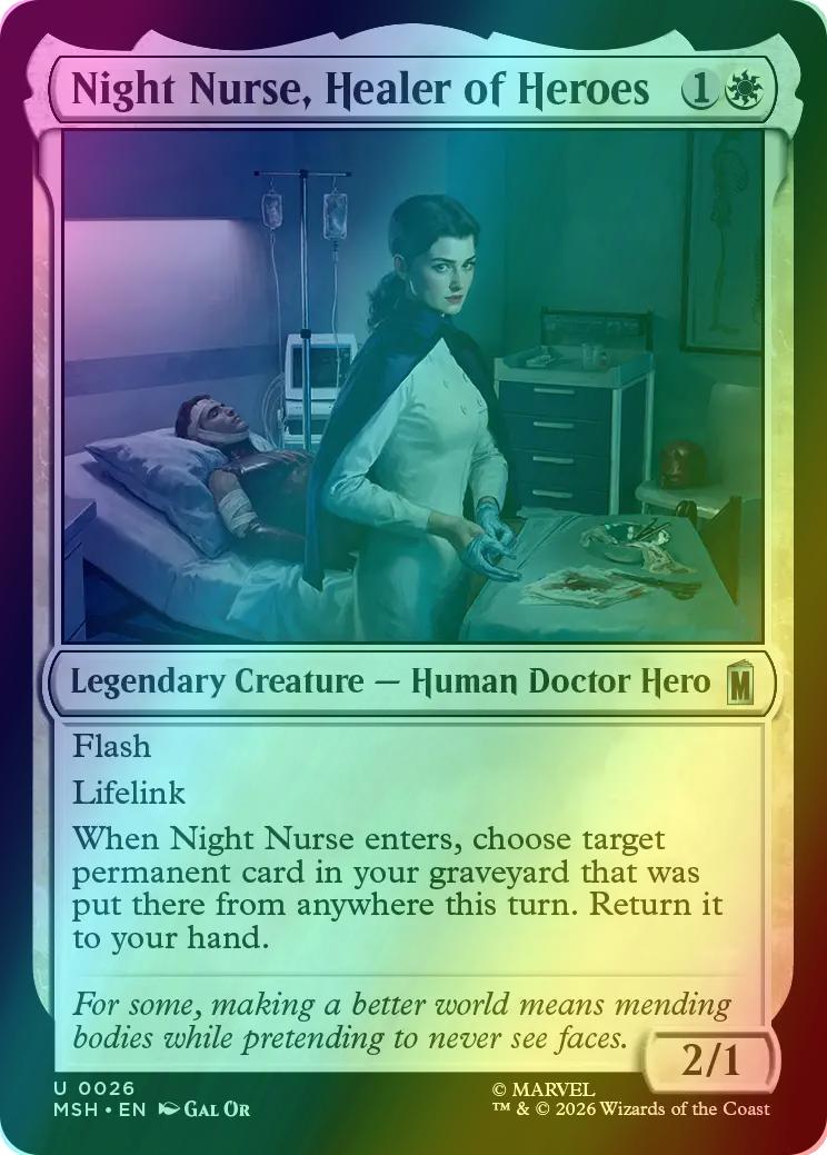 Night Nurse, Healer of Heroes [26] [Marvel Super Heroes] [Foil]