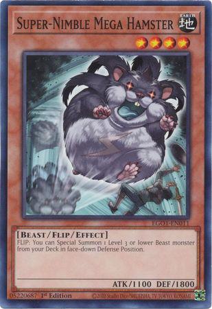 Super-Nimble Mega Hamster - EGO1-EN011 - Common - 1st Edition