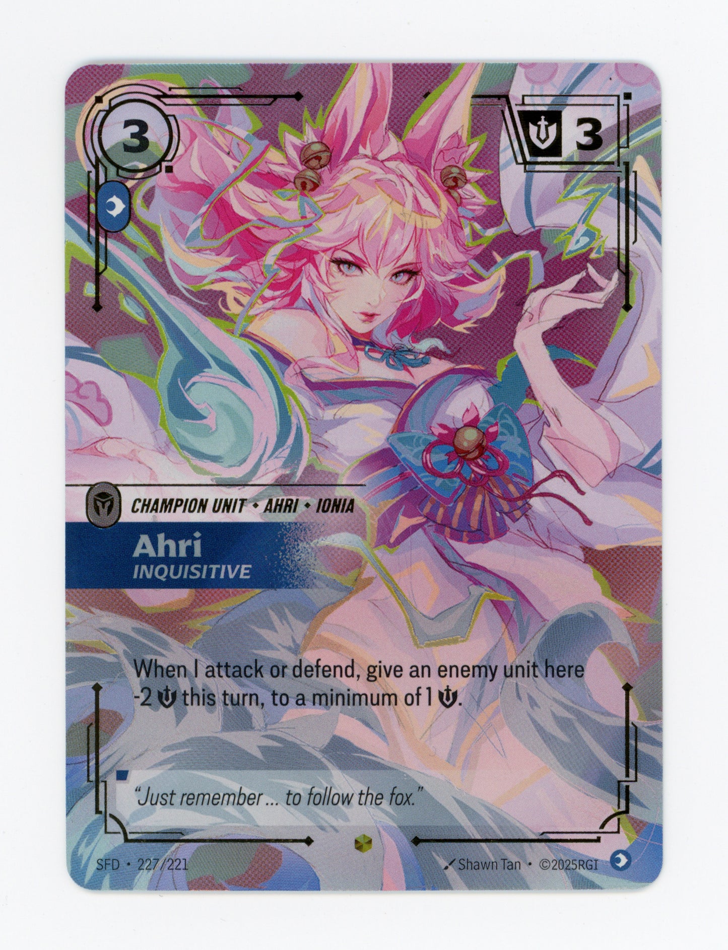 Ahri, Inquisitive — Overnumbered|Foil — ID 19973