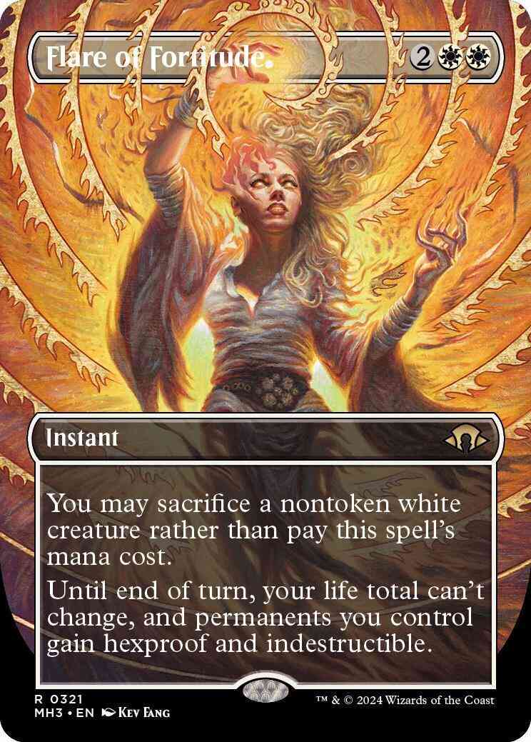 Flare of Fortitude [321] [Borderless] [Frame Break] [Modern Horizons 3] [Non-Foil]