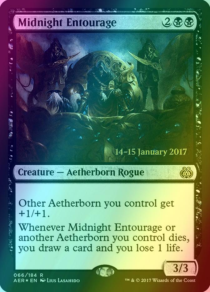Midnight Entourage [66s] [Aether Revolt Promos] [Foil]