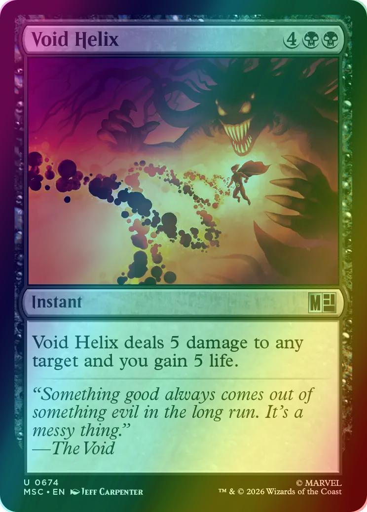 Void Helix [674] [Jumpstart] [Marvel Super Heroes: Commander] [Foil]