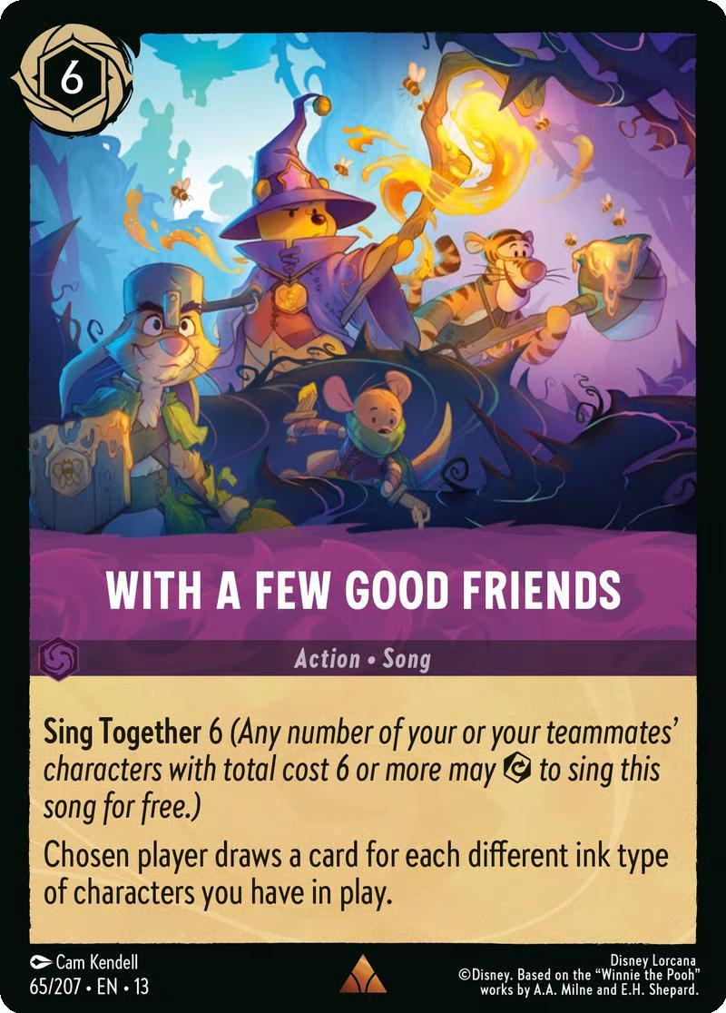 With a Few Good Friends - 65/204 [Attack of the Vine!] [Non-Foil]