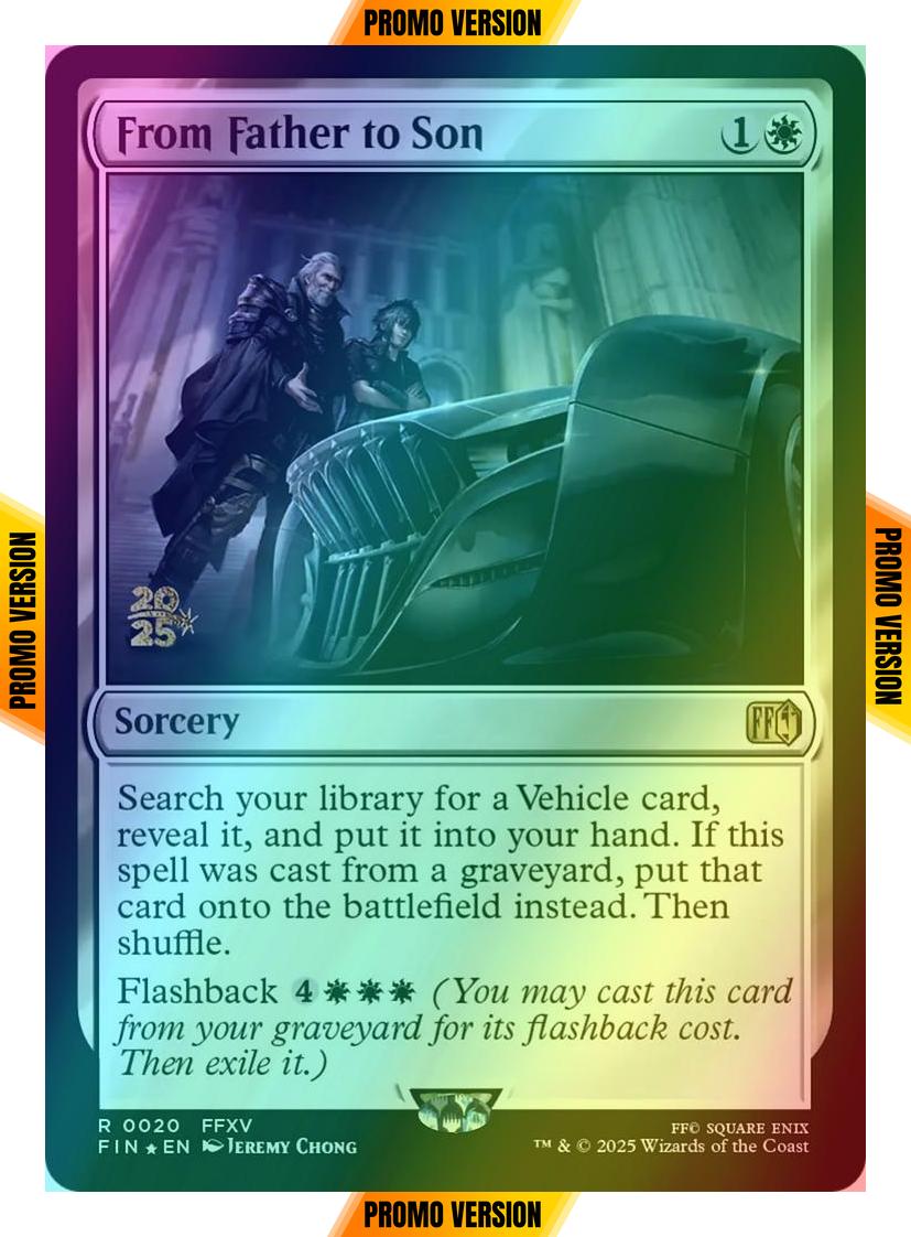 From Father to Son [20s] [Prerelease] [FINAL FANTASY: Promos] [Foil]