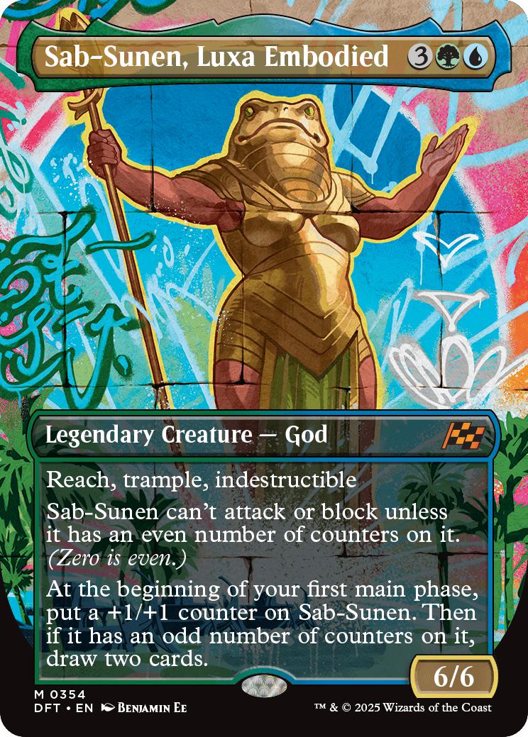 Sab-Sunen, Luxa Embodied [354] [Borderless] [Graffiti] [Aetherdrift] [Non-Foil]