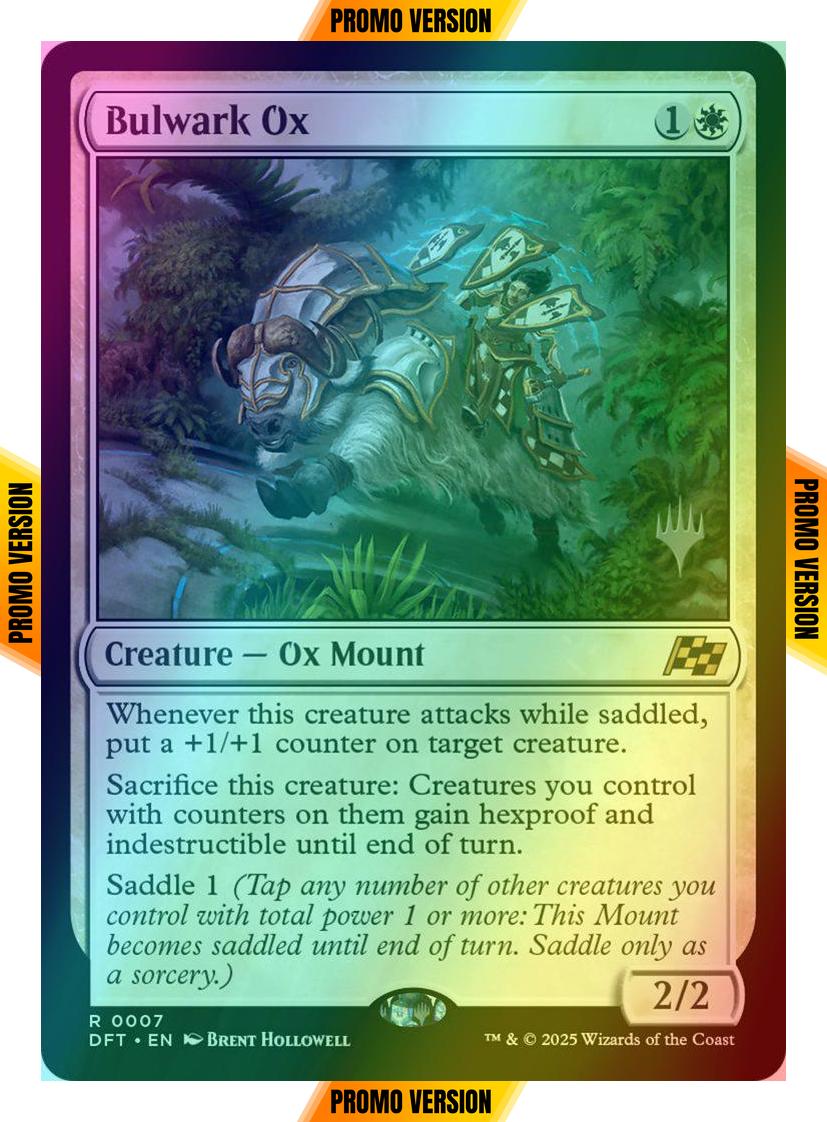 Bulwark Ox [7p] [Promo Pack] [Aetherdrift: Promos] [Foil]