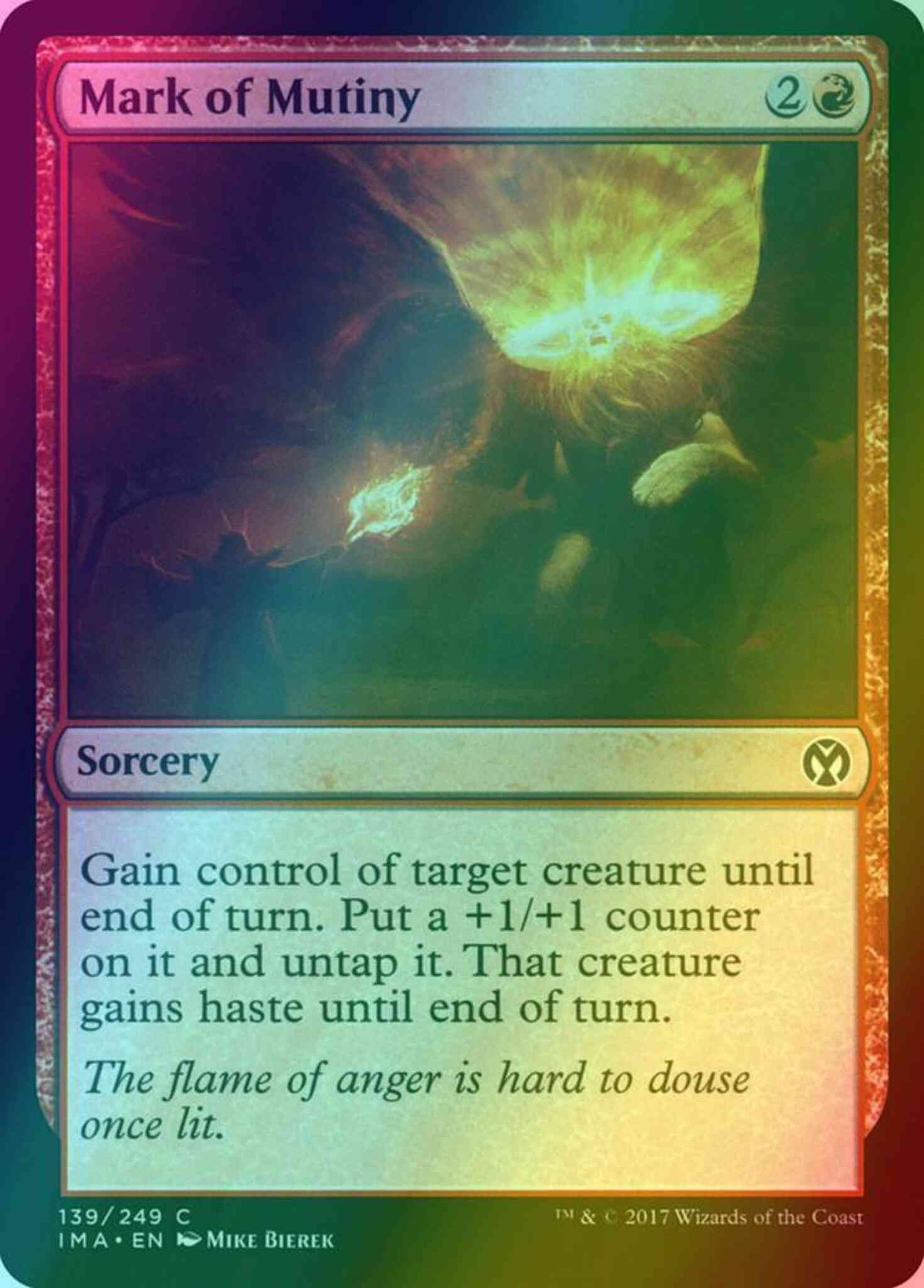 Mark of Mutiny [139] [Iconic Masters] [Foil]