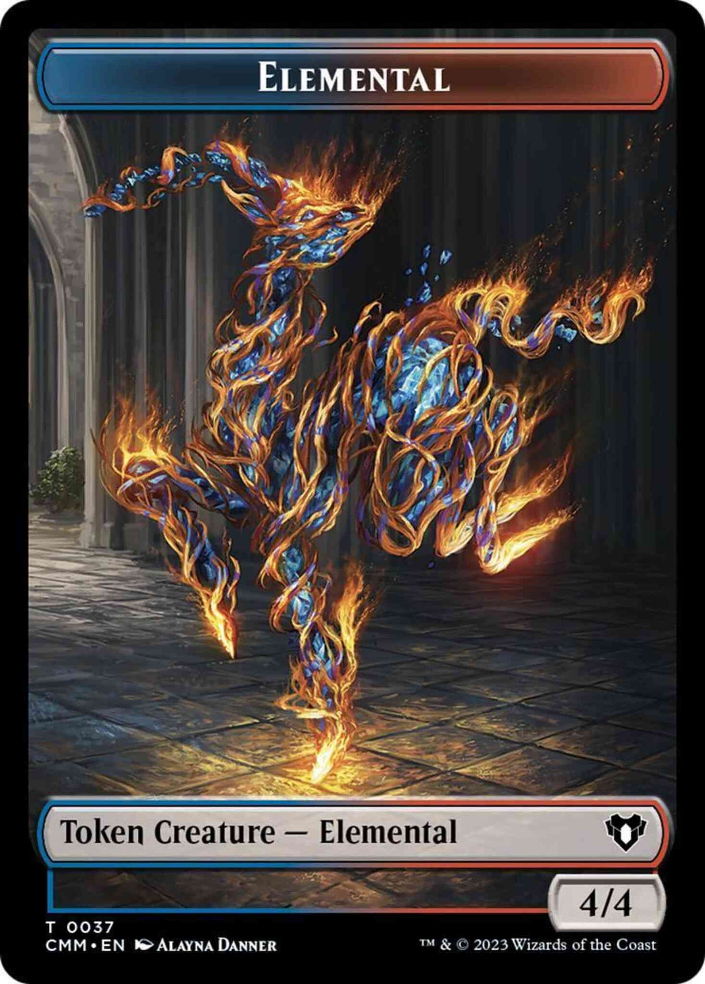 Elemental Token (37) // Spirit Token (10) [Commander Masters: Tokens] [Non-Foil]