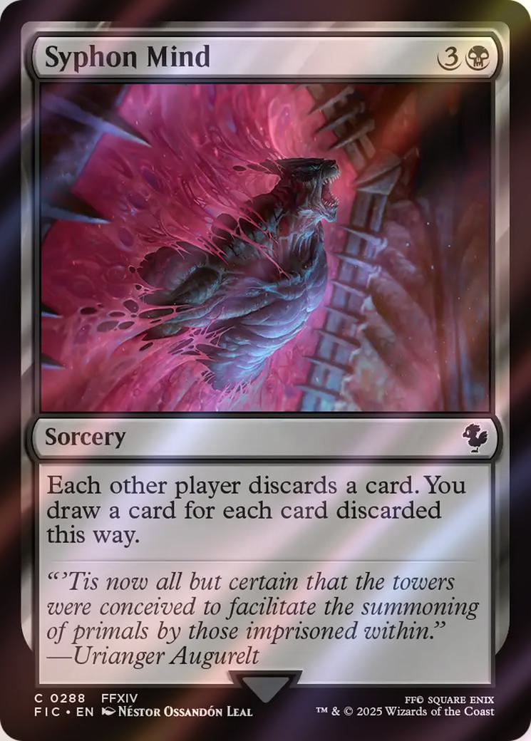 Syphon Mind [288] [FINAL FANTASY: Commander] [Surge Foil]