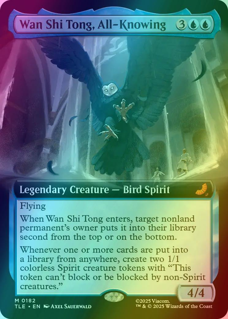Wan Shi Tong, All-Knowing [182] [Extended Art] [Avatar: The Last Airbender Eternal] [Foil]