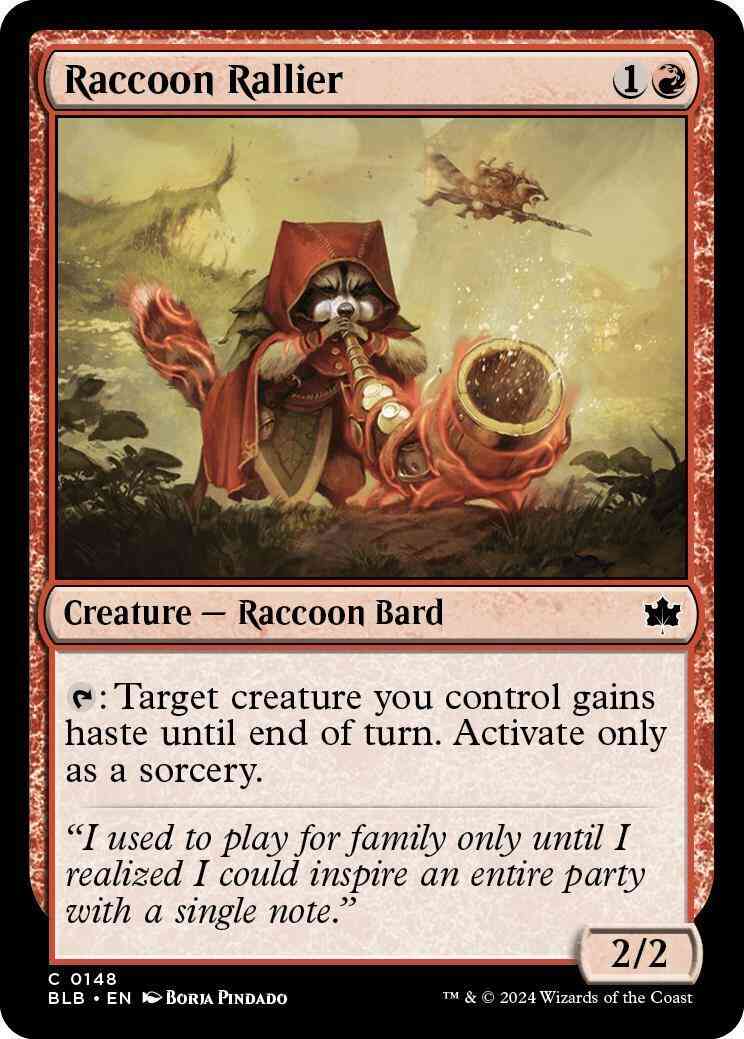 Raccoon Rallier [148] [Bloomburrow] [Non-Foil]