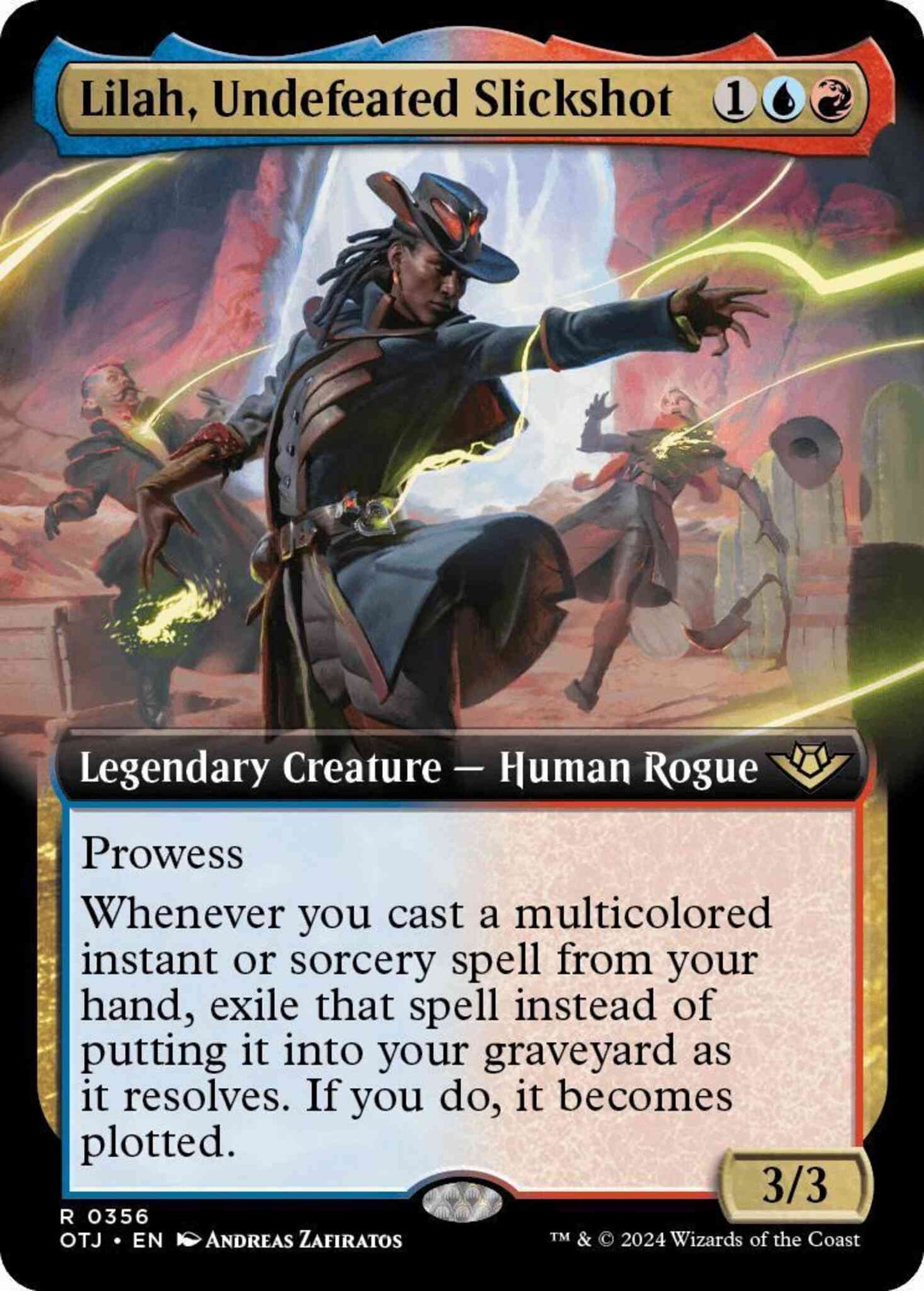 Lilah, Undefeated Slickshot [356] [Extended Art] [Outlaws of Thunder Junction] [Non-Foil]