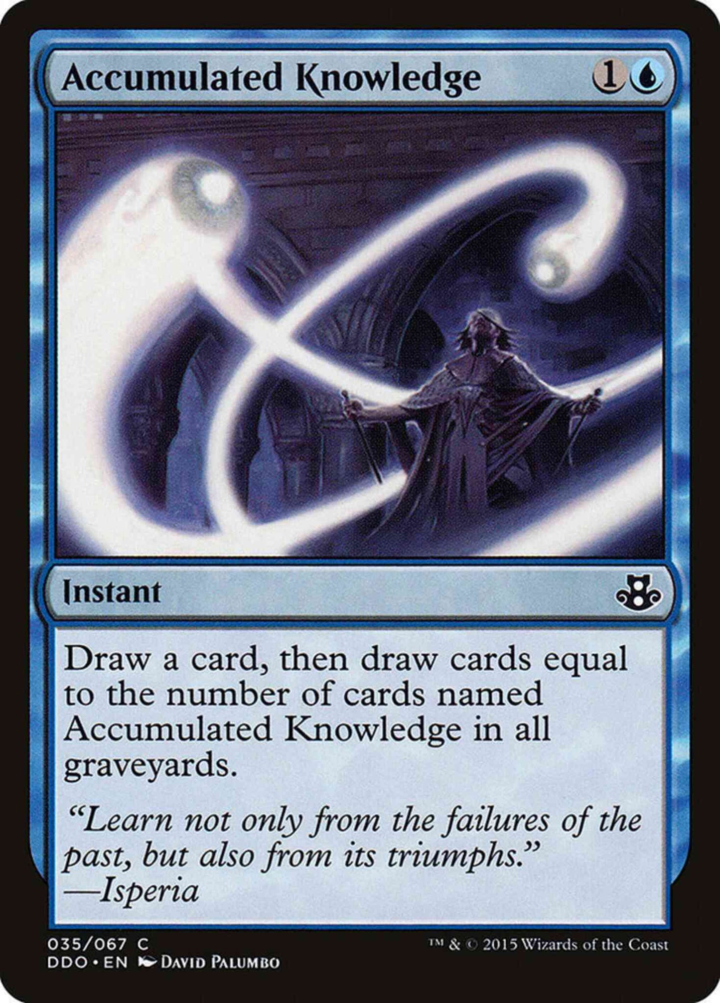 Accumulated Knowledge [35] [Duel Decks Elspeth vs Kiora] [Non-Foil]