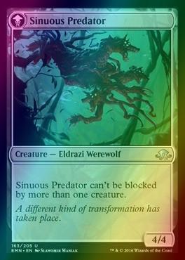 Kessig Prowler // Sinuous Predator [163] [Eldritch Moon] [Foil]