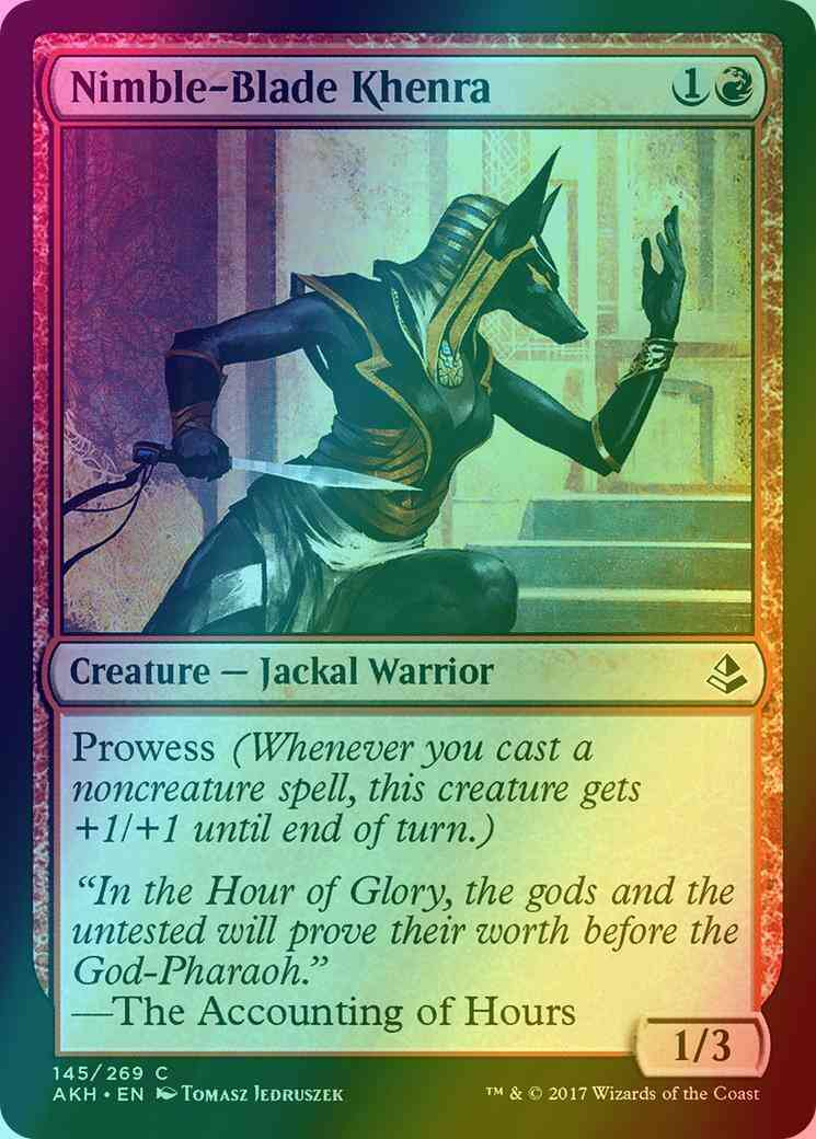 Nimble-Blade Khenra [145] [Amonkhet] [Foil]