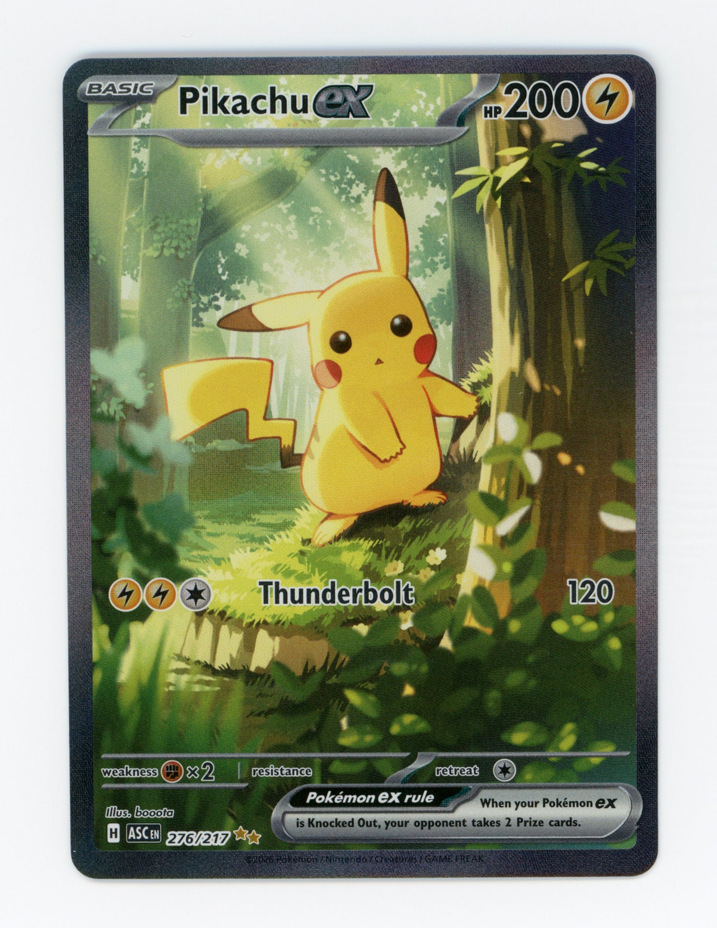 Pikachu ex — Special Illustration Rare — ID 18536