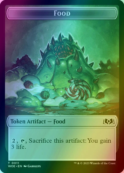 Elemental Token (09) // Food Token (11) [Wilds of Eldraine: Tokens] [Foil]
