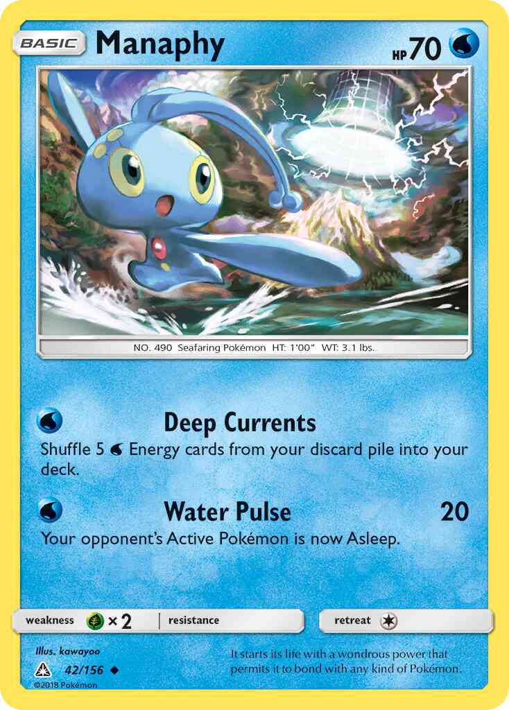 Manaphy - 42/156 - Uncommon [sm5-42] [Non-Holo]