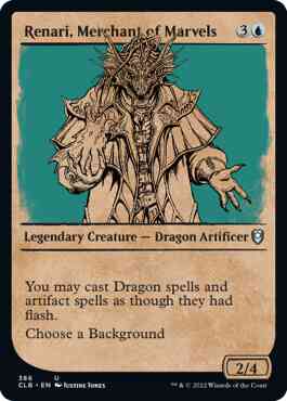 Renari, Merchant of Marvels [386] [Rulebook Showcase] [Commander Legends: Battle for Baldur's Gate] [Non-Foil]