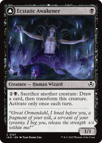 Ecstatic Awakener // Awoken Demon [107] [Innistrad Remastered] [Non-Foil]