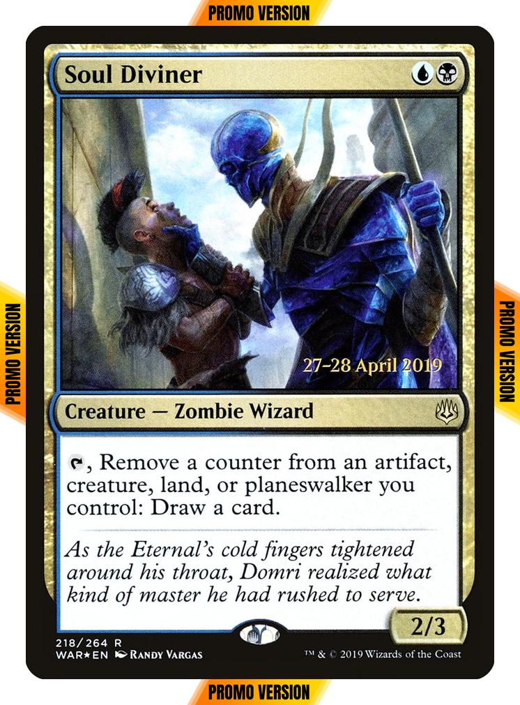 Soul Diviner [218s] [War of the Spark Promos] [Foil]