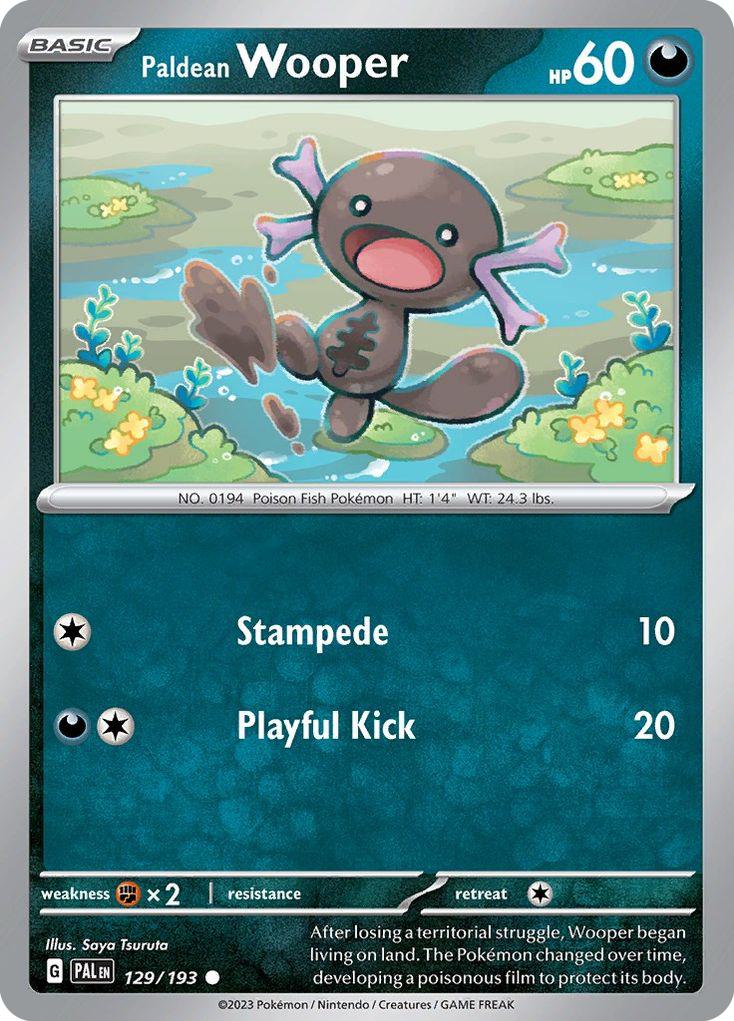 Paldean Wooper - 129/193 - Common [sv02-129] [Non-Holo]