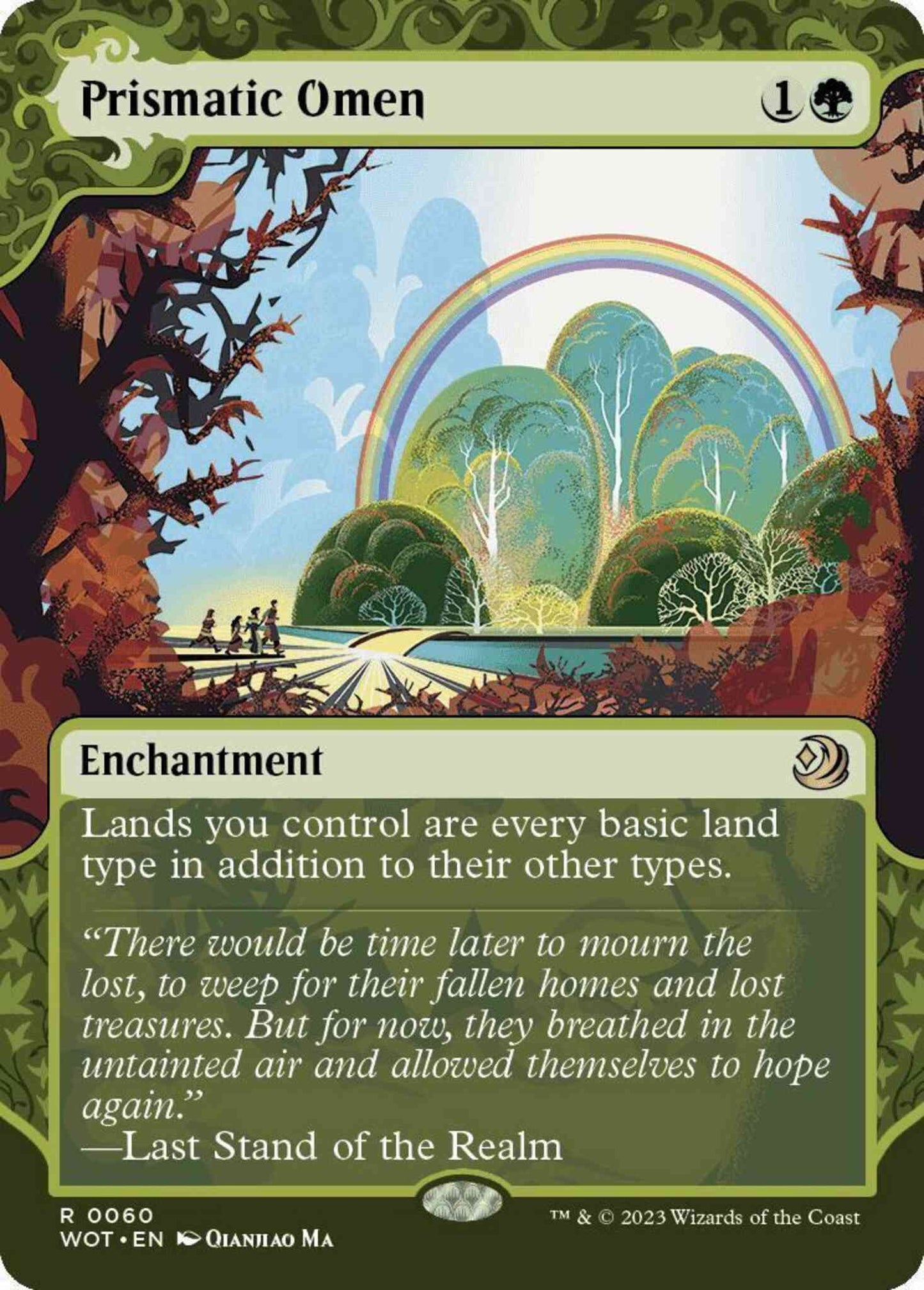 Prismatic Omen [60] [Enchanting Tale Showcase] [Wilds of Eldraine: Enchanting Tales] [Non-Foil]