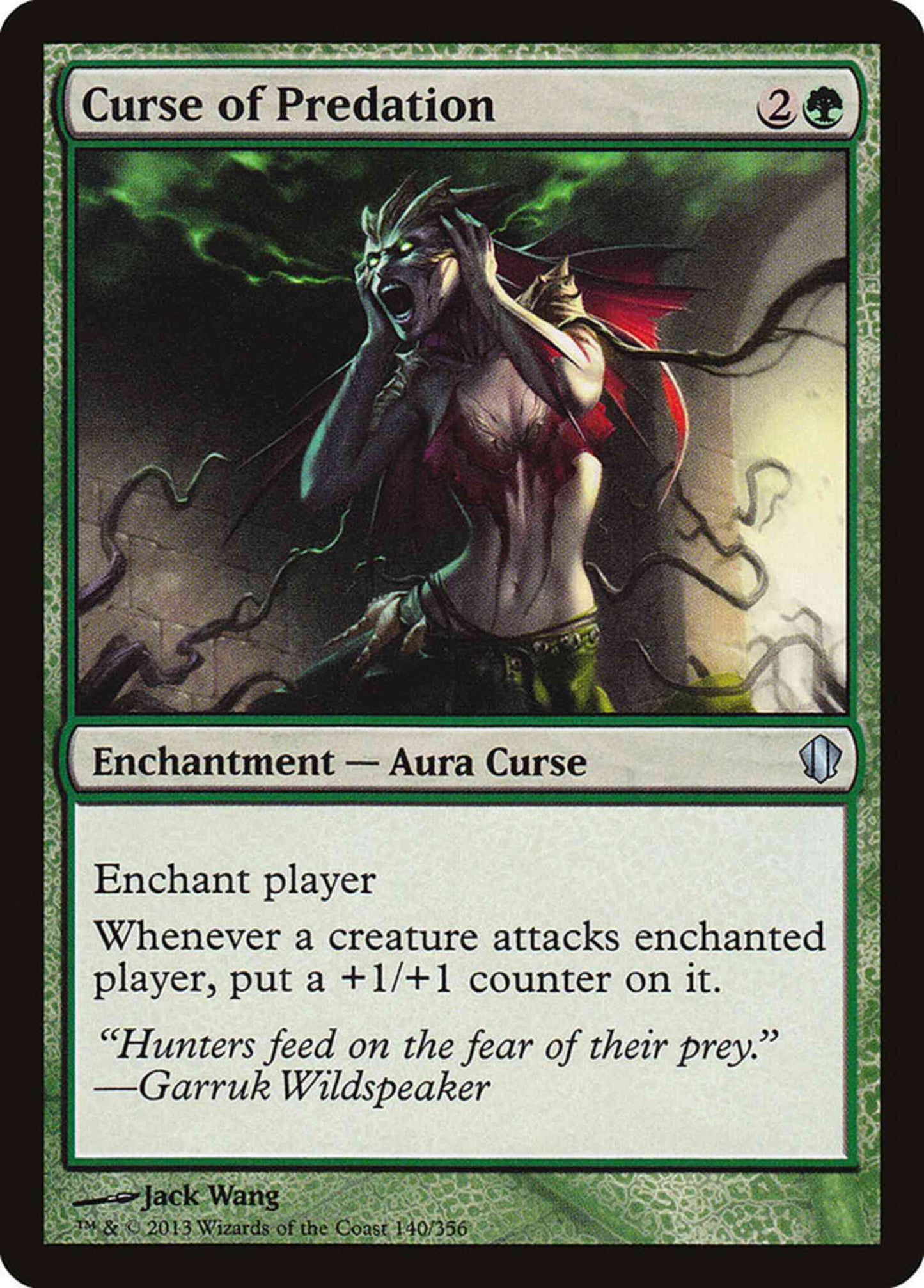 Curse of Predation [140] [Commander 2013] [Non-Foil]