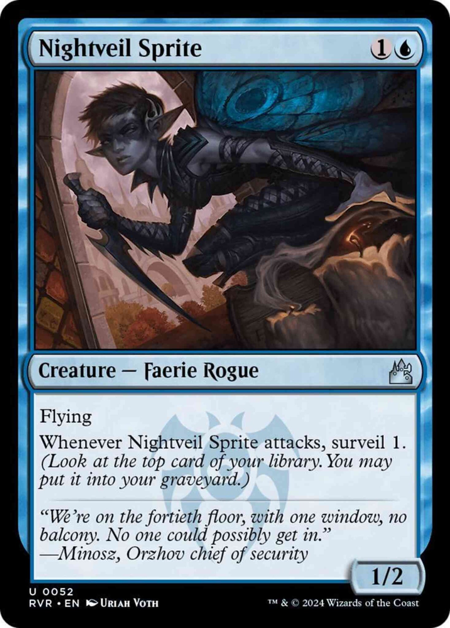 Nightveil Sprite [52] [Ravnica Remastered] [Non-Foil]