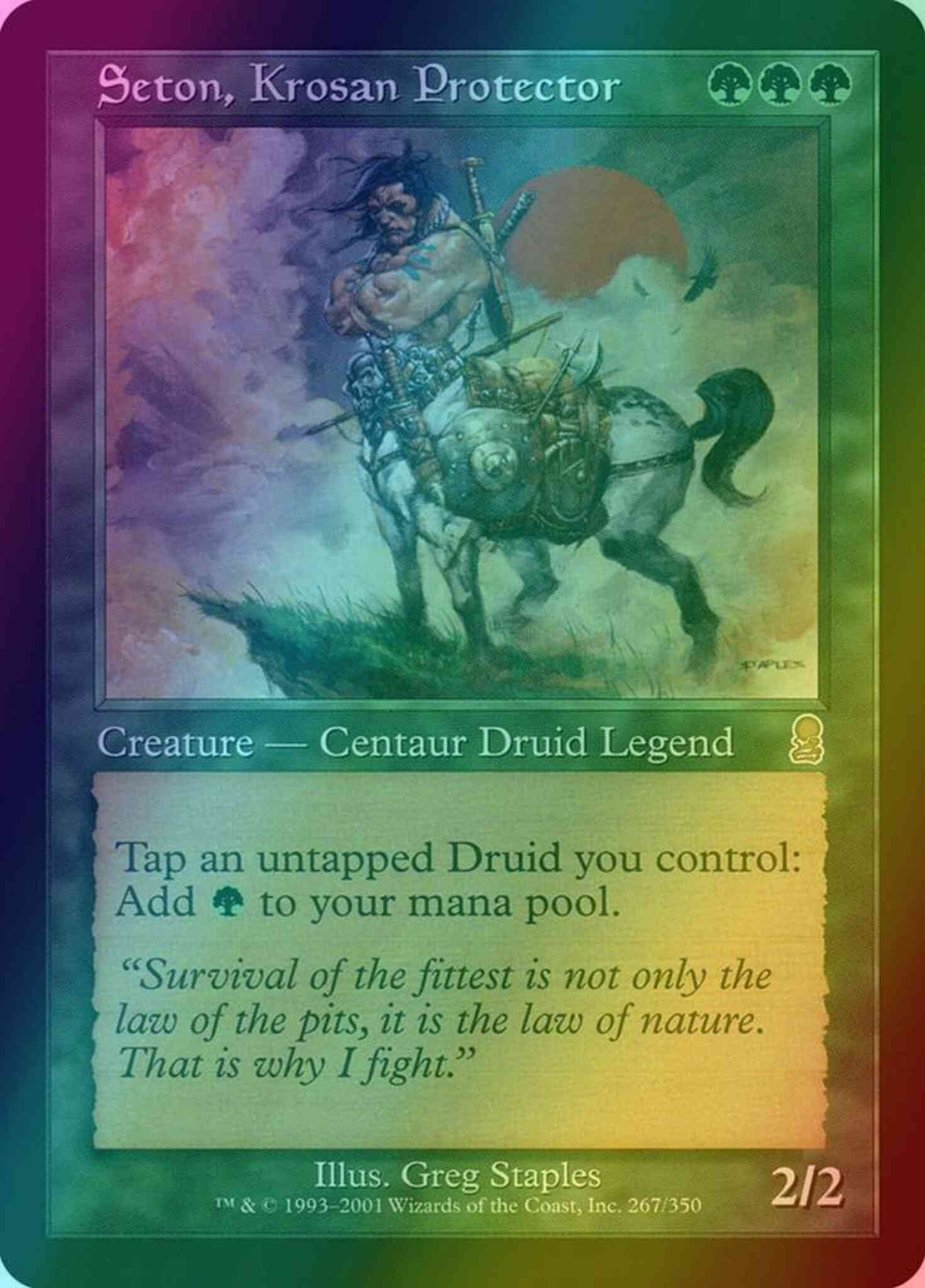 Seton, Krosan Protector [267] [Odyssey] [Foil]