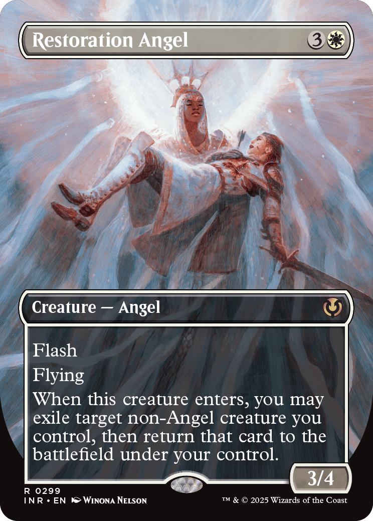 Restoration Angel [299] [Borderless] [Innistrad Remastered] [Non-Foil]