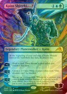 Kaito Shizuki [305] [Borderless] [Kamigawa:: Neon Dynasty] [Foil]